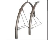 OXFORD 700c/27'' Std Narrow 31mm Mudguards Black /Silver click to zoom image