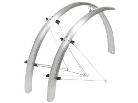 OXFORD 700c/27'' Std Wide 41mm Mudguards Black /Silver