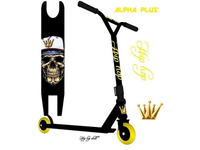 ALPHA PLUS HIP HOP SKULL scooter click to zoom image